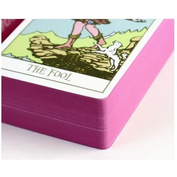 Pink Border Tarot Cards Deck Guidebook for Beginners, Classic Rider-Waite - Picture 3 of 8